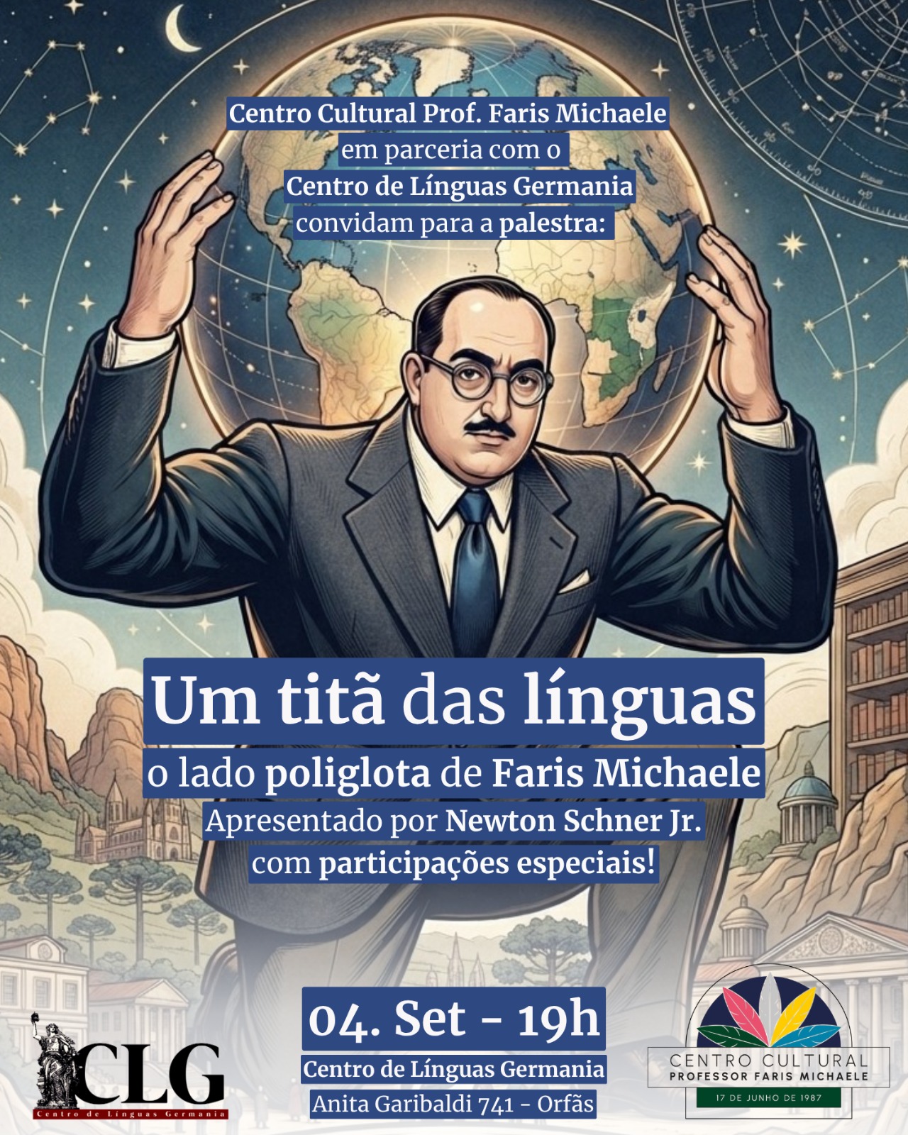 Um titã das línguas - O lado poliglota de Faris Machaele