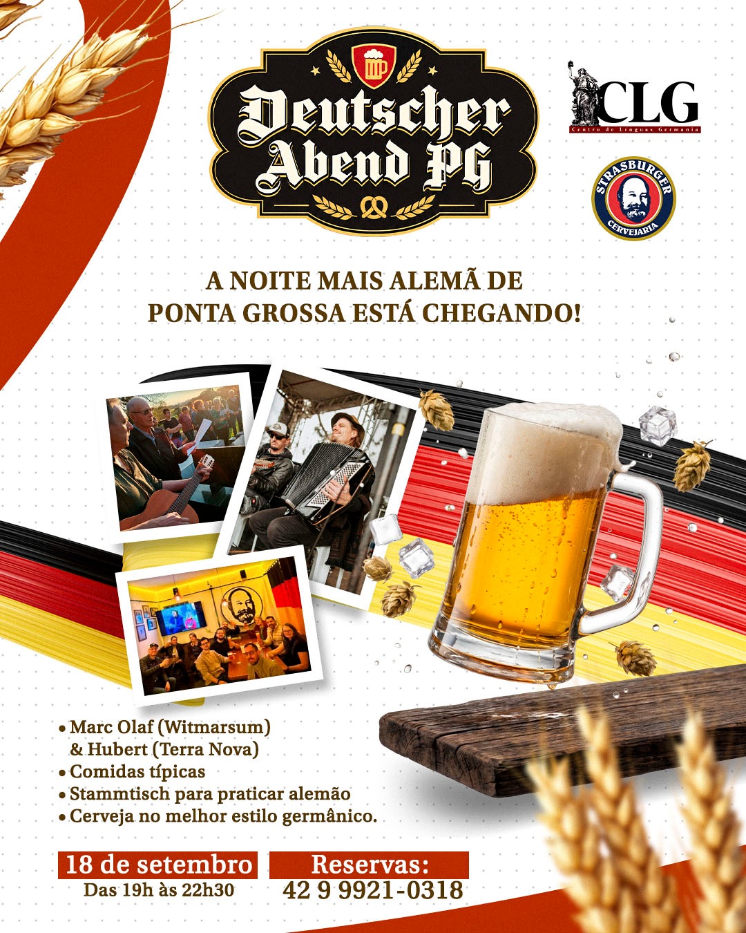 🍺Vem aí a primeira DEUTSCHER ABEND PG!🍻